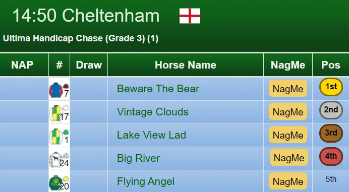 Ultima Handicap Chase Result 2019
