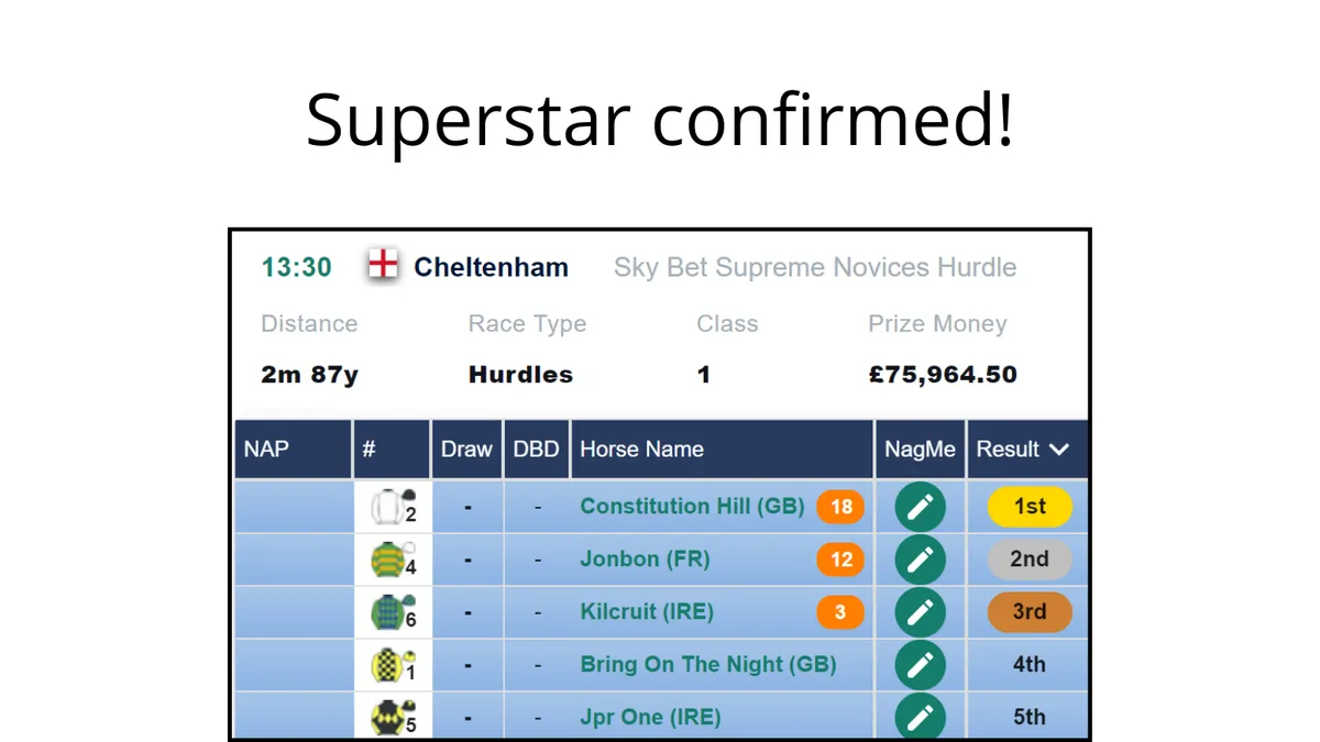 Cheltenham Festival 2023 – Yes selections already!