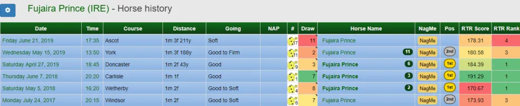 RatingTheRaces Interview with Our Form Expert Liam!: Fujaira Prince