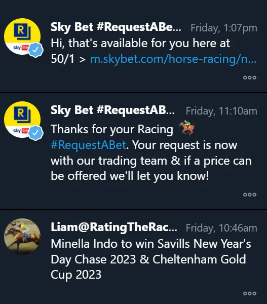 Request A Bet
